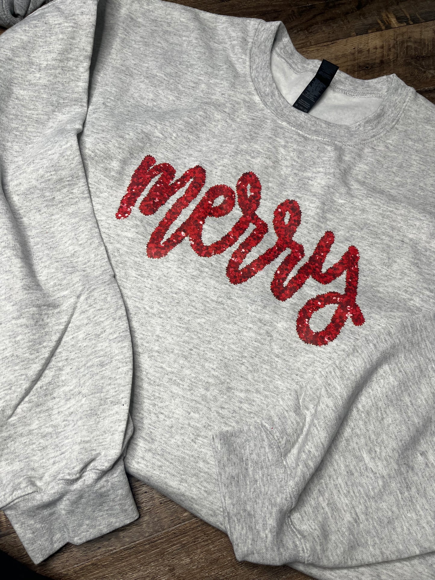 Faux Tinsel Merry