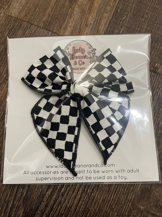 RTS Checkered Bow Small